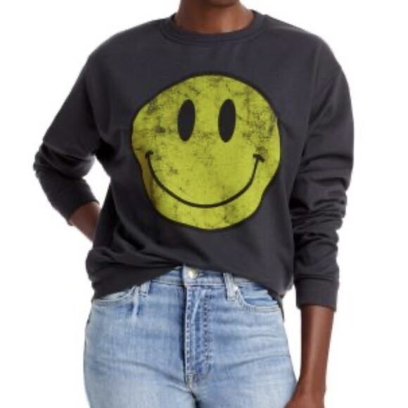 Prince Peter Smiley Face Sweatshirt Oversized Size XS Pullover - Picture 1 of 4